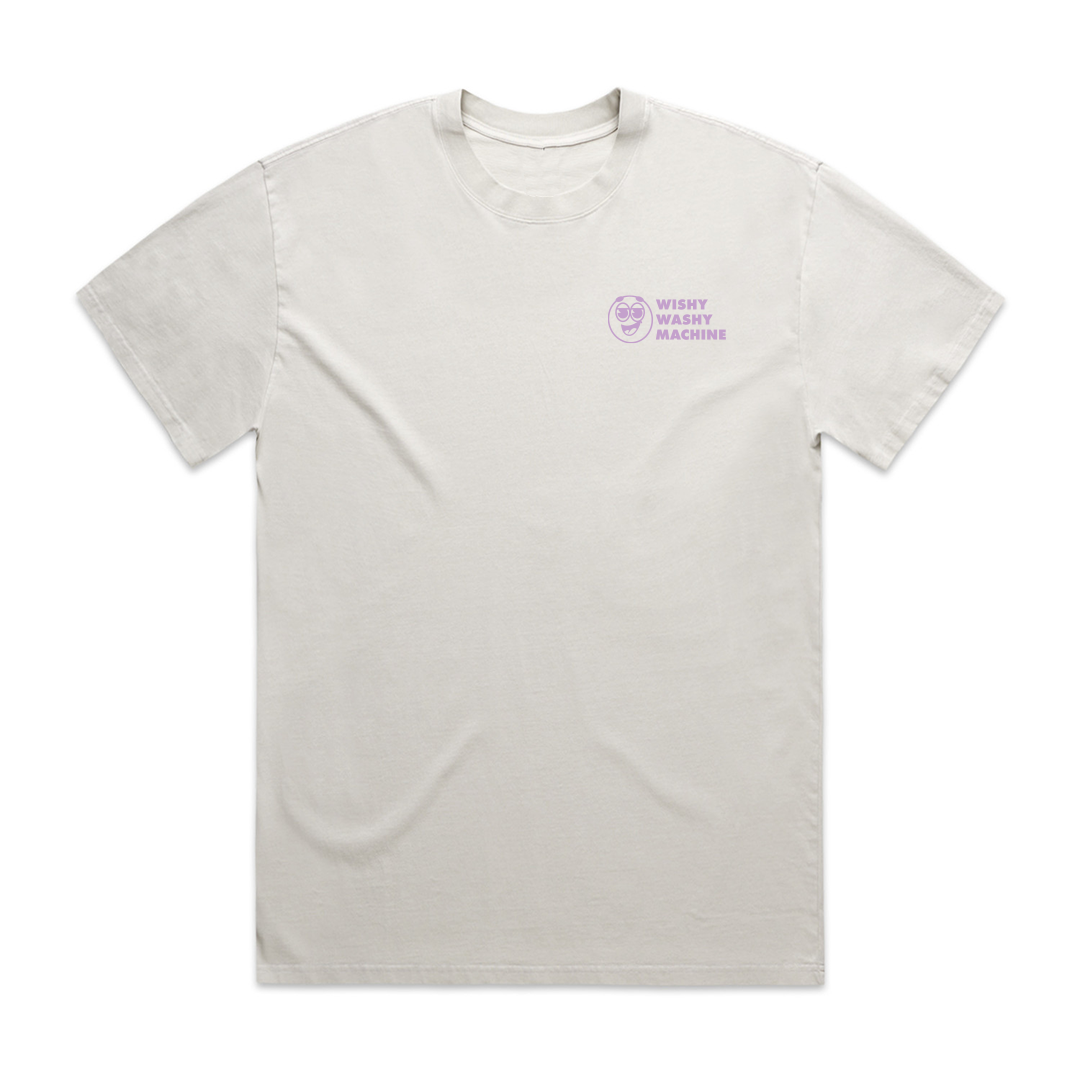 WISHY WASHY MACHINE TEE BEIGE