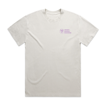 WISHY WASHY MACHINE TEE BEIGE